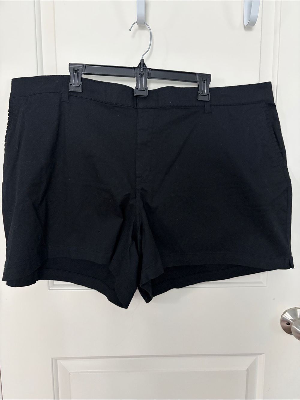 Lane Bryant Black Flat-Front Women’s Shorts